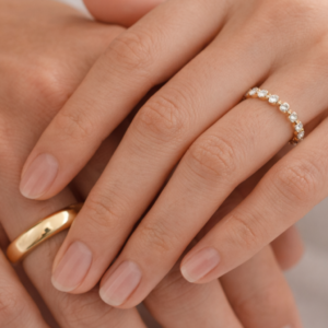 Plain Gold Band Ring for Women
