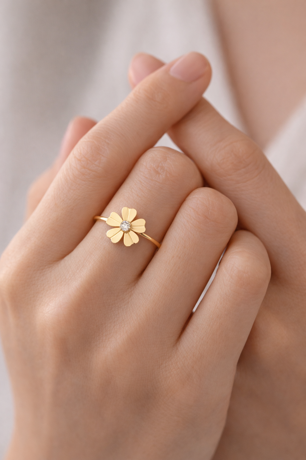 Lightweight Diamond Ring for Daily Wear