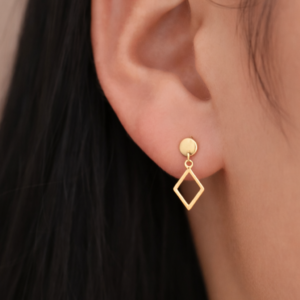 Gold Stud Earrings for Women