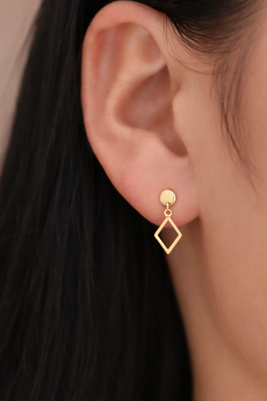 Gold Stud Earrings for Women