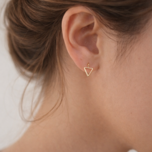Lightweight Gold Drop Earrings for Women