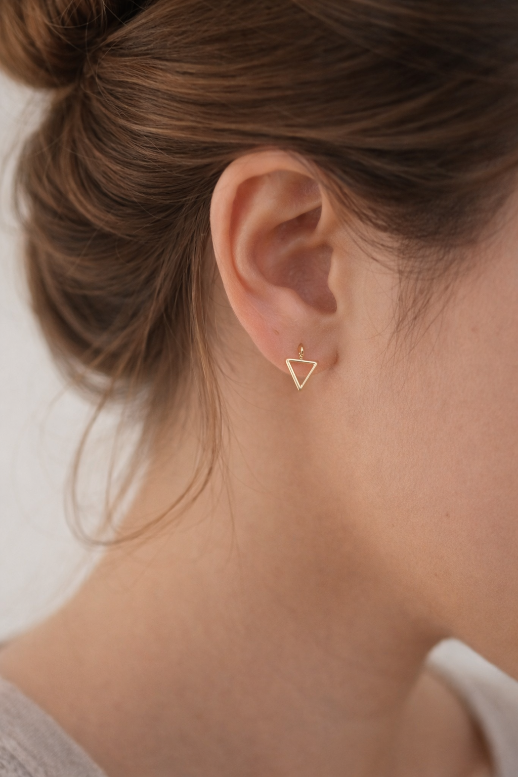 Lightweight Gold Drop Earrings for Women