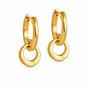 Sterling Gold Earing for Women