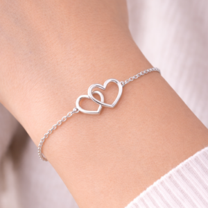 Silver Heart Bracelet For Women