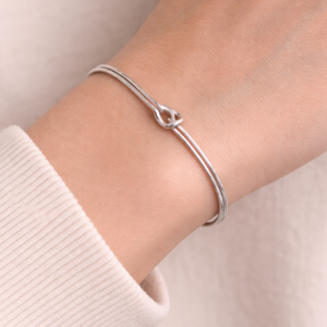Silver Anchor Chain Bracelet For Women